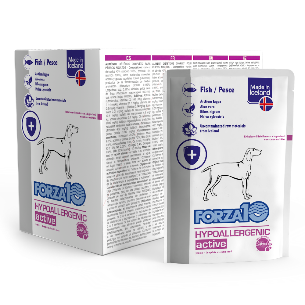 Forza10 - Umido Ipoallergenico per Cani Adulti Hypoallergenic Cane 100g