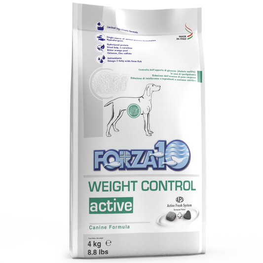 Forza10 - Crocchette per il Controllo del Peso Weight Control Active per Cani Obesi 4 Kg