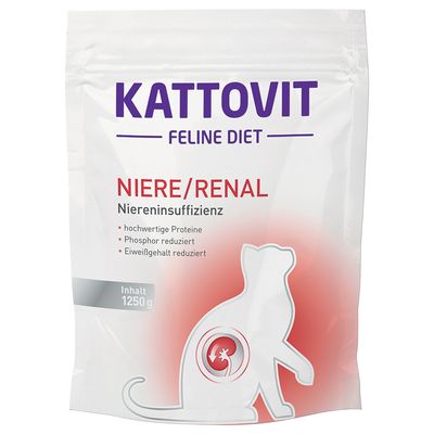 Kattovit - Crocchette per gatti con problemi renali Feline Diet RENAL