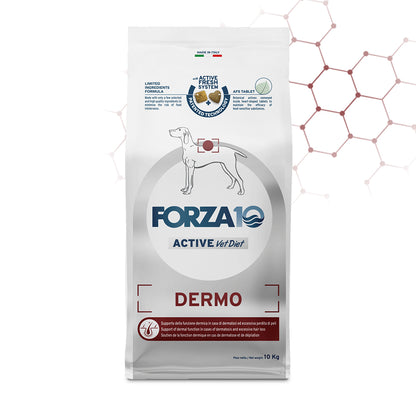 Forza10 - Crocchette per Cani con Disturbi alla PELLE Dermo Active Line