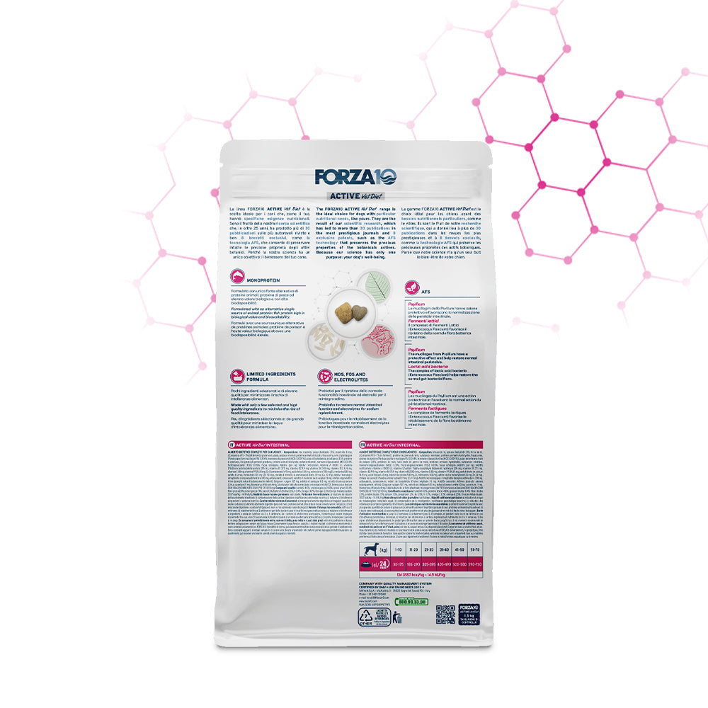 Forza10 - Intestinal Crocchette per Cani Adulti con disturbi Intestinali Active 1,5Kg