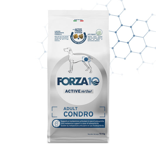 Forza10 - Condro Active Crocchette per Articolazioni Vet Diet per Cani Adulti 10 Kg