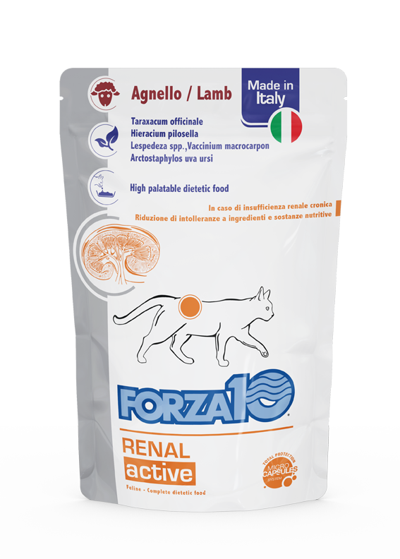 Forza10 - Umido all'Agnello per Gatti con Patologie Renali Renal Active 100g