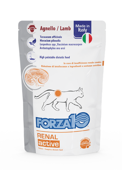 Forza10 - Umido all'Agnello per Gatti con Patologie Renali Renal Active 100g