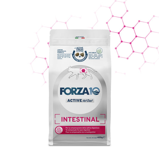Forza10 - Crocchette Intestinal per Gatti con problemi Intestinali Active 400g
