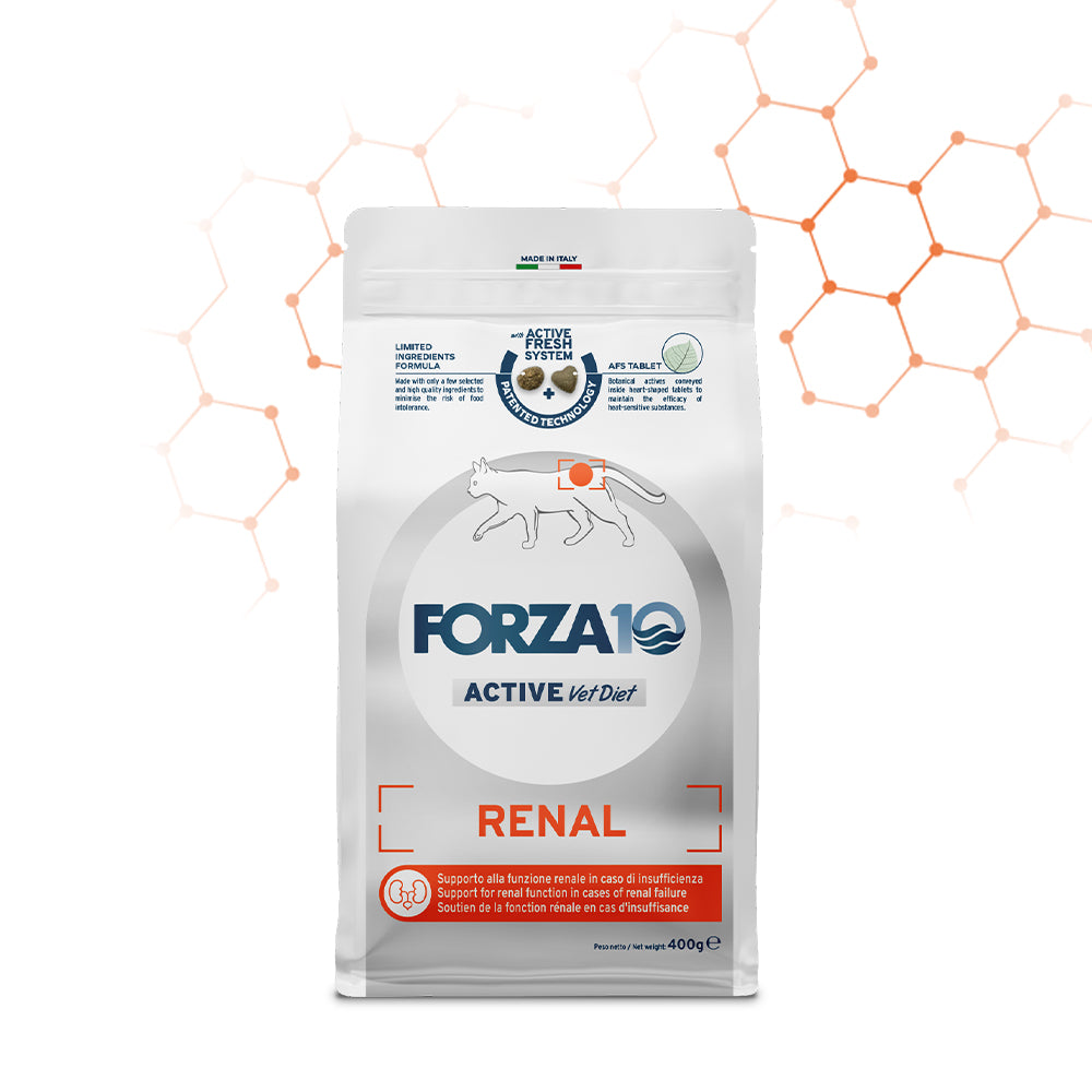 Forza10 - Crocchette Renal per Gatti con problemi Renali Active 400g