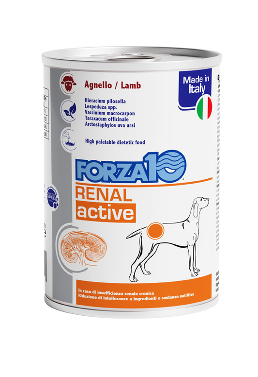 Forza10 - Renal Active Lattina per Cani con patolgia al Tratto Renale 390g