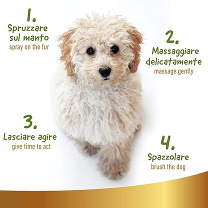 Linea 101 - Spray Scioglinodi Lucidante per Cani 250ml