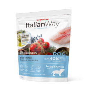 ItalianWay - Crocchette Mini per Cani Cuccioli di PICCOLA TAGLIA con Tradizione Mediterranea Puppy 800g