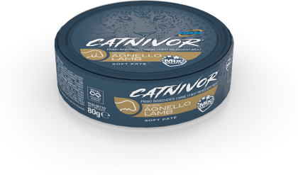 Catnivor - Alimento Umido Completo per Gatti Adulti in Soft Patè DNR 80g