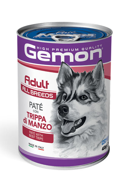 Gemon - Plateau Patè per Cani Adulti High Premium Quality 24x400g