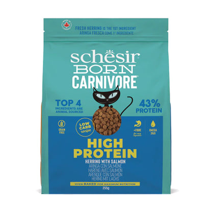 Schesir - Crocchette per Gatti Adulti Cotte al Forno Born Carnivor High Proteina 255g