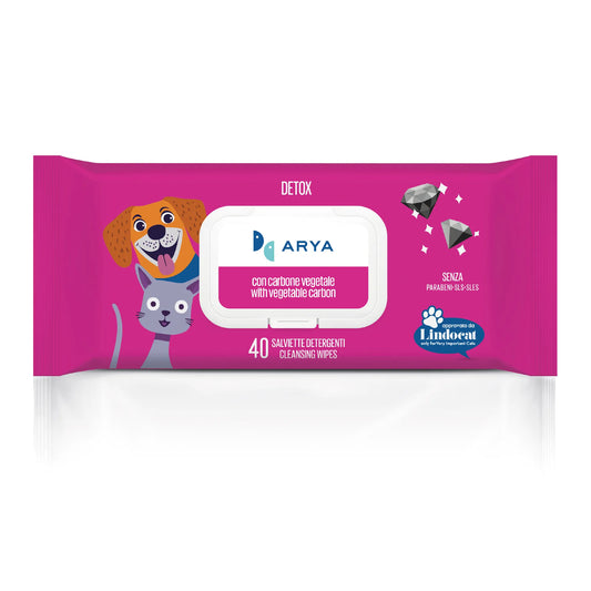 salviettine umidificate per cani e gatti, salviettine igieniche per animali, salviettine delicate per cani, salviettine profumate per gatti, salviettine Arya pet care, igiene quotidiana animali domestici, pulizia cane e gatto, salviettine per zampe cane, salviettine per pelo gatto