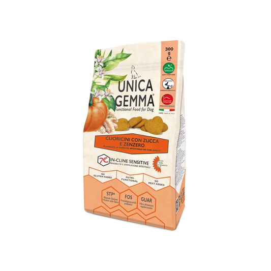 biscotto cane, biscotti cane, biscotto cani, biscotti per cani adulti, snack funzionale per cani, biscotti funzionali cane, snack senza glutine per cani, biscotti senza glutine cane, Unica Gemma, Unica Gemma biscotti cane, snack cane con Carnitina, biscotti cane con Ginseng, snack per cani adulti tutte le razze, biscotti croccanti per cani, snack per igiene orale cane
