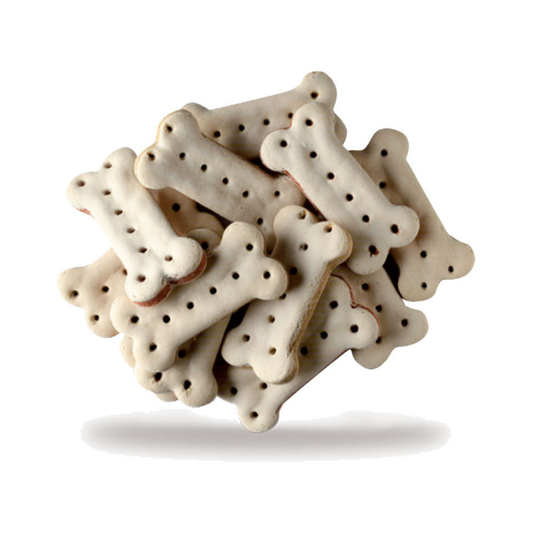 biscotto cane, biscotti cane, maxi bon tris,  biscotti per cani ripieni, snack per cani a forma di osso, biscotti per cani croccanti, snack cane Raggio di Sole, biscotti premio per cani, snack per addestramento cani, biscotti per cani di tutte le taglie, snack golosi per cani, biscotti cane con ripieno.