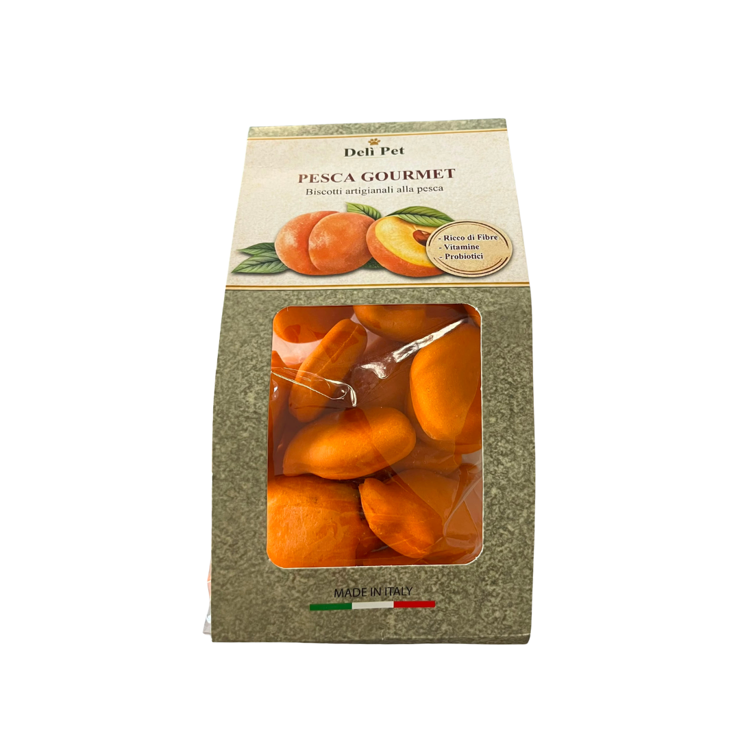 biscotto cane, biscotti cani, biscotti per cane, biscotti pet cani, biscotti artigianali per cani, snack naturali per cani, biscotti per cani alla frutta, premi per cani, Deli Pet Gourmet 250 g