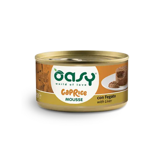 Oasy - Caprice Mousse Senza Cereali Umido per Gatti Adulti Grain Free 85g