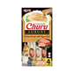 churu luxury gatto, snack cremoso gatto premium, churu 4x14g gatto, crema gatto snack, premio gatto churu, inaba ciao