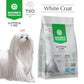 crocchette cane manto bianco, crocchette senza cereali, crocchette grain free, cibo per cani taglia mini, crocchette Grain Free cane, crocchette per macchie da lacrimazione, crocchette con pesce bianco, alimento per cani pelo bianco