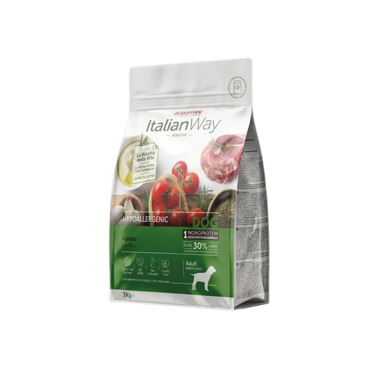 crocchette monoproteiche cane, crocchette ipoallergeniche cane, crocchette monoproteiche agnello, ItalianWay Agnello Monoproteico, ItalianWay Agnello Medium, crocchette cane agnello, crocchette cane adulto taglia media, crocchette cane taglia maxi, crocchette monoproteiche cane adulto, crocchette agnello cane adulto, alimento monoproteico cane, crocchette ItalianWay Medium, crocchette per cani adulti Medium e Maxi