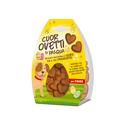 snack cane, biscotti cane, ovetti pasqua cane, biscotti pasquali per cani, snack cane pasqua 60 g, regalo pasqua cane, dolcetti pasquali cane