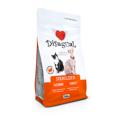 Disugual - Crocchette per Gatti Sterilizzati 300g