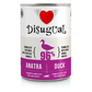 Disugual - Lattina Umido Monoproteico Senza Cereali Paté Cani Adulti 96% Grain Free 400g