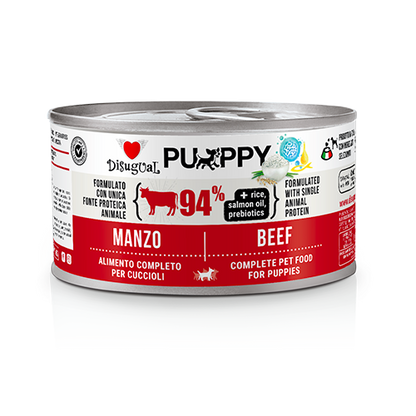 Disugual - Lattina Umido Paté Cani Cuccioli 96% Puppy 150g