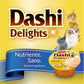 cibo umido per gatti in brodo, snack naturale per gatti Inaba, Dashi Delights gatti, topping umido per crocchette, fiocchi di bonito gatti, alimenti complementari grain-free per gatti, umami gatti giapponese, snack Dashi Delights Inaba, fiocchi in brodo per gatti, snack umido grain free, topping idratante per gatti, umami brodo giapponese gatti