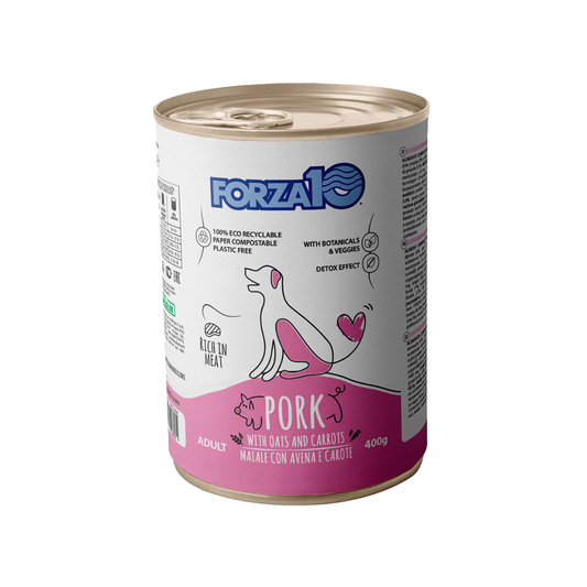 Forza 10 umido cane, patè per cani adulti, cibo umido cane 400g, Forza 10 maintenance, alimento completo cane