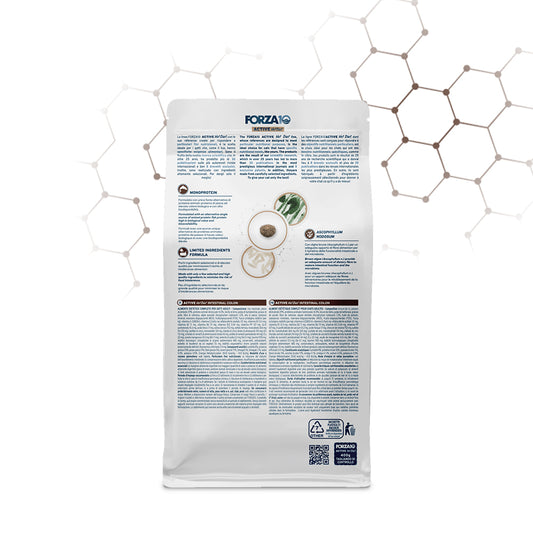 Forza10 intestinal colon gatti, crocchette per gatti con problemi intestinali, alimento veterinario per gatti digestione sensibile, dieta veterinaria intestinal colon, cibo monoproteico per gatti, alimento per gatti con intolleranze alimentari, crocchette per gatti con colite, forza 10 vet diet colon, cibo per gatti con problemi digestivi