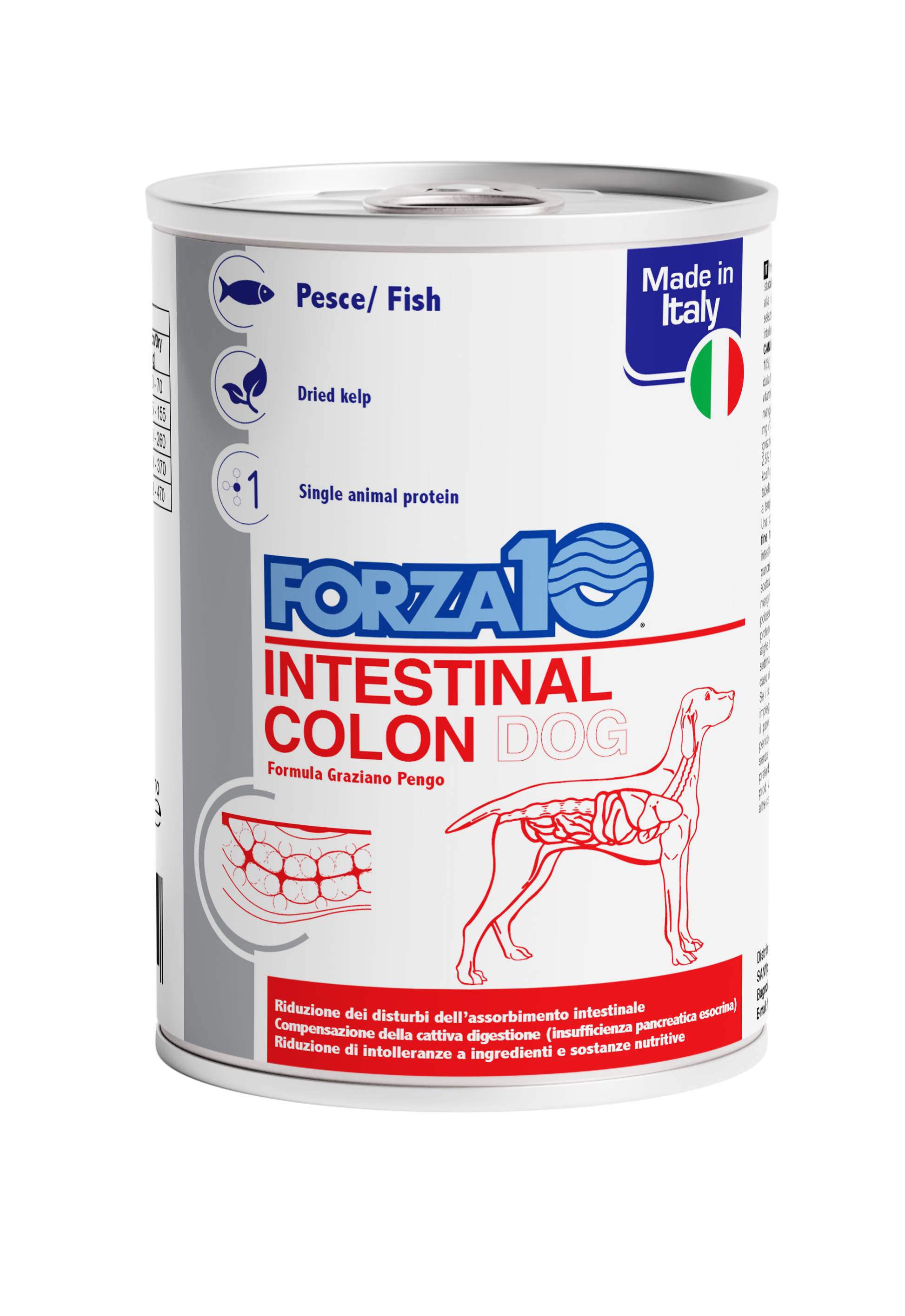 Forza10 Intestinal Colon 390g, Cibo umido per cani con problemi intestinali, Alimento dietetico per cani disturbi intestinali, Forza10 umido intestinale cane, Cibo per cani con colon irritabile, Dieta veterinaria intestinale cane, Forza10 cane disturbi digestivi, Mangime per cani con problemi di digestione, Cibo umido veterinario per cani adulti, Forza10 Intestinal Colon cane