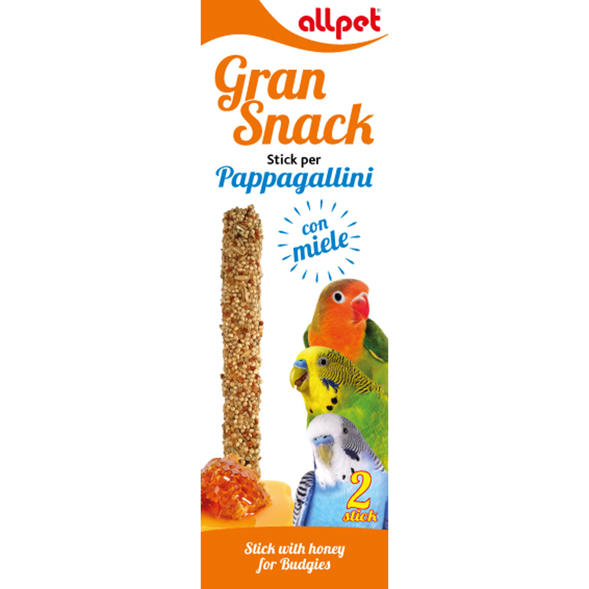 AllPet - Stick per Pappagallini Gran Snack 2x20g