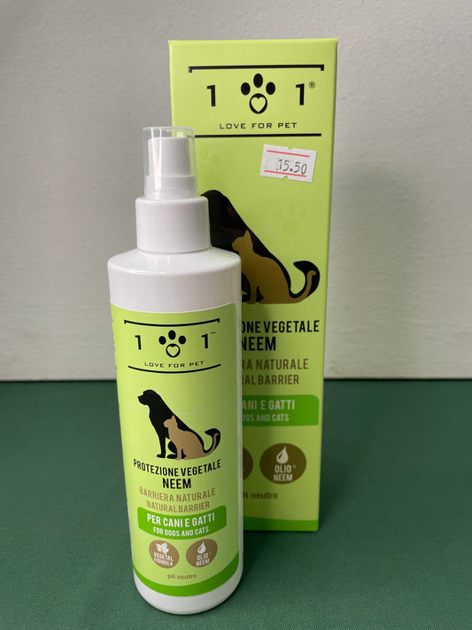 Linea 101 - Protezione all'olio di Neem per cani e gatti 250ml