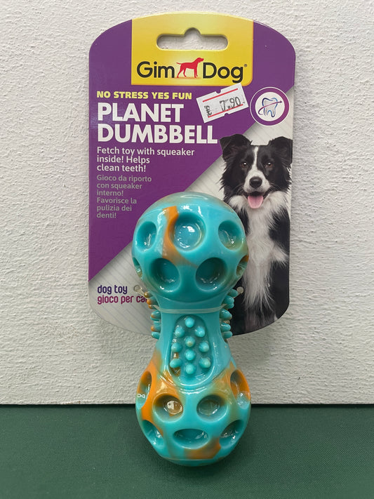 Gimborn - Gioco per Cani Planet Dumbbell Gimdog 13.5 cm