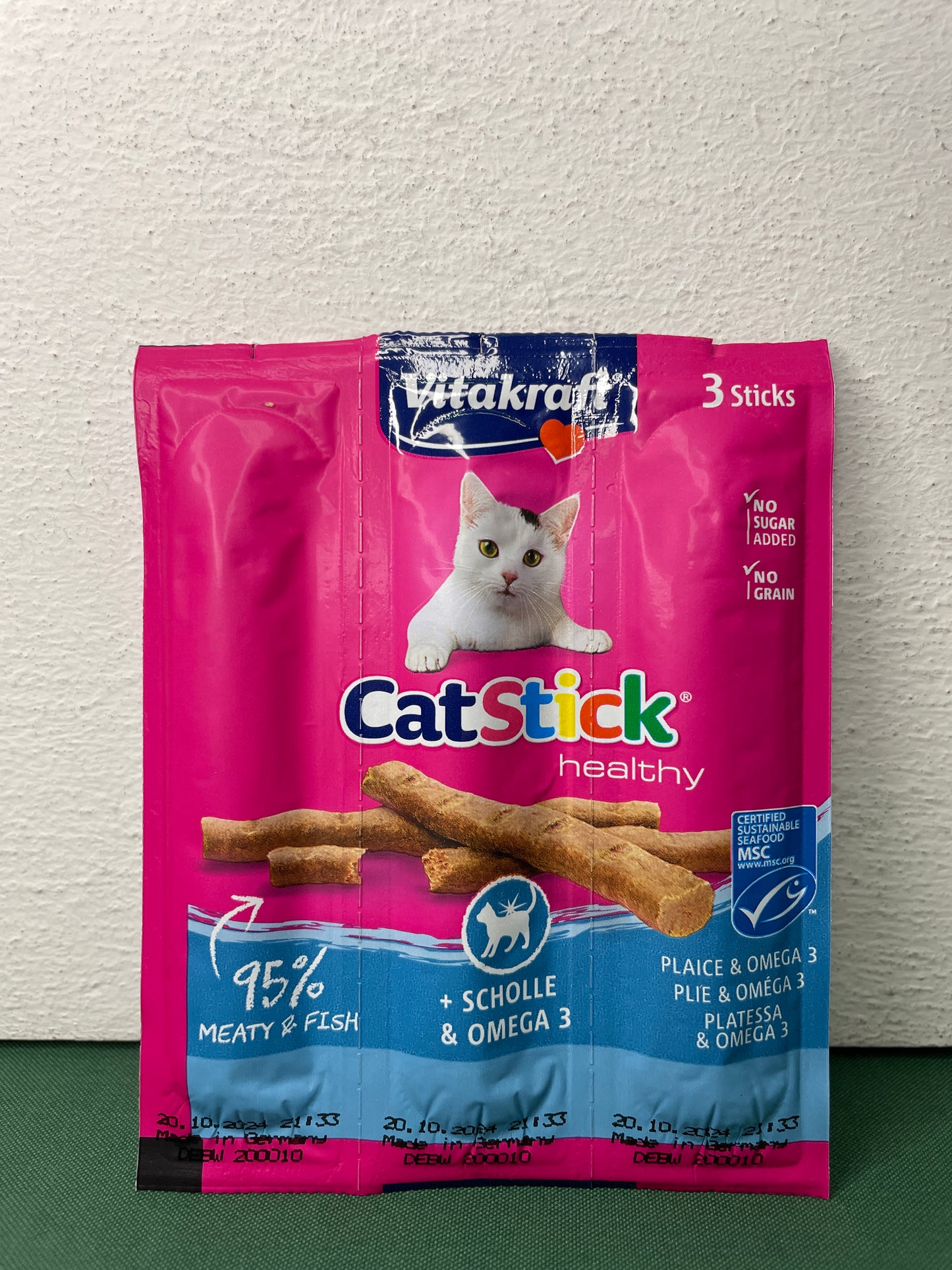 Vitakraft - Snack per Gatto Senza Zucchero Cat Stick Classic 3x6g