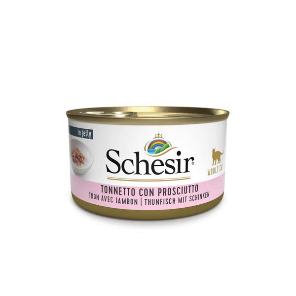 Schesir - Lattina di Umido Completo in Gelatina per Gatti Adulti Jelly 85g