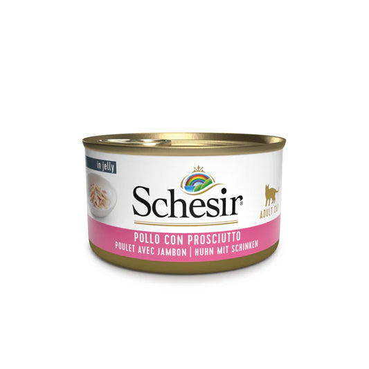 Schesir - Lattina di Umido Completo in Gelatina per Gatti Adulti Jelly 85g