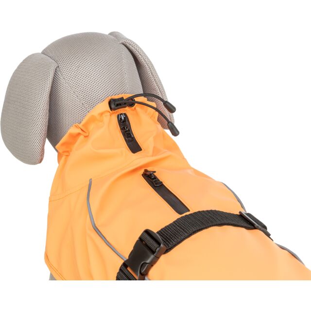 impermeabile cane Trixie, Trixie Vimy arancione, impermeabile per cani arancione, cappottino impermeabile cane, impermeabile cane antivento, Trixie impermeabile cane, cappotto pioggia cane, giacca impermeabile cane, impermeabile cane con pettorina, impermeabile cane con parti riflettenti, cappottino cane Trixie Vimy, abbigliamento cane pioggia, impermeabile cane regolabile