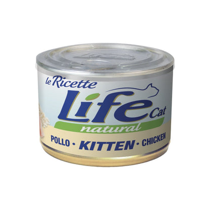 Life - Lattine Natural Tonno Umido per Gatti Cuccioli Kitten 150g