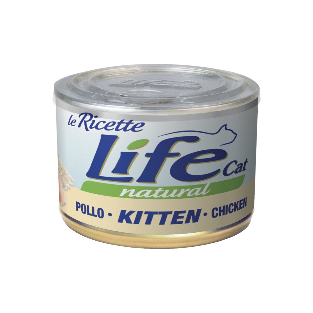 Life - Lattine Natural Tonno Umido per Gatti Cuccioli Kitten 150g