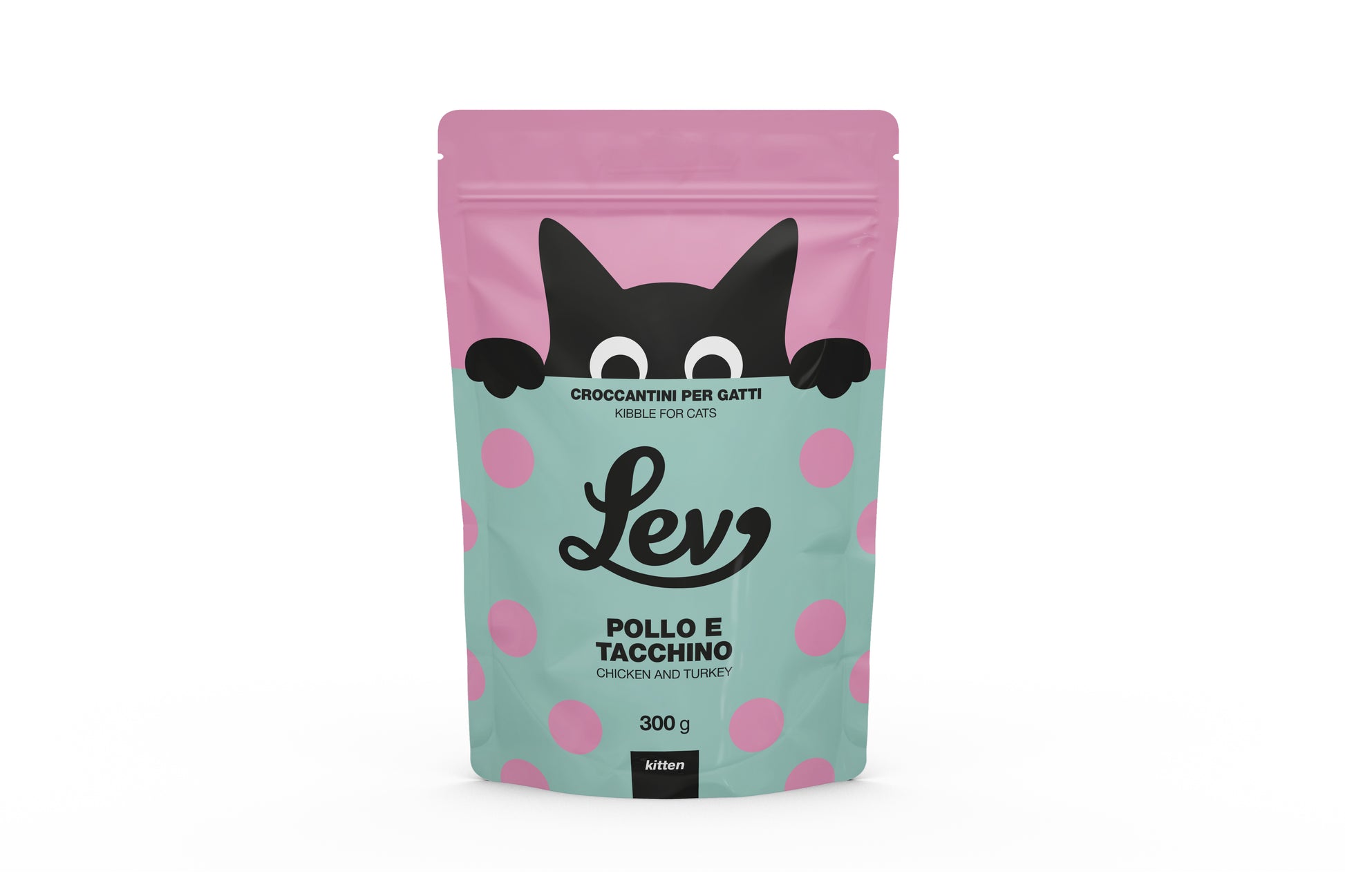 Crocchette Lev gattini, Crocchette per gatti cuccioli, Cibo secco per gatti cuccioli, Alimento completo gattini, Crocchette per gatti senza coloranti, Crocchette con olio di oliva e omega 3, Crocchette ricche di proteine per gattini