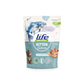 Life Natural Kitten salmone, crocchette per gatti cuccioli, cibo secco gattini, alimento kitten salmone fresco, crocchette alta digeribilità gatti, Life Natural 800g