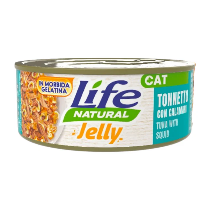 life gatto, umido gatto gelatina, alimento gatto naturale, cibo umido gatto 70g, Life Natural gatto jelly, alimento complementare gatto, umido gatto appetitoso, cibo gatto digeribile, gelatina per gatti, umido gatto qualità premium