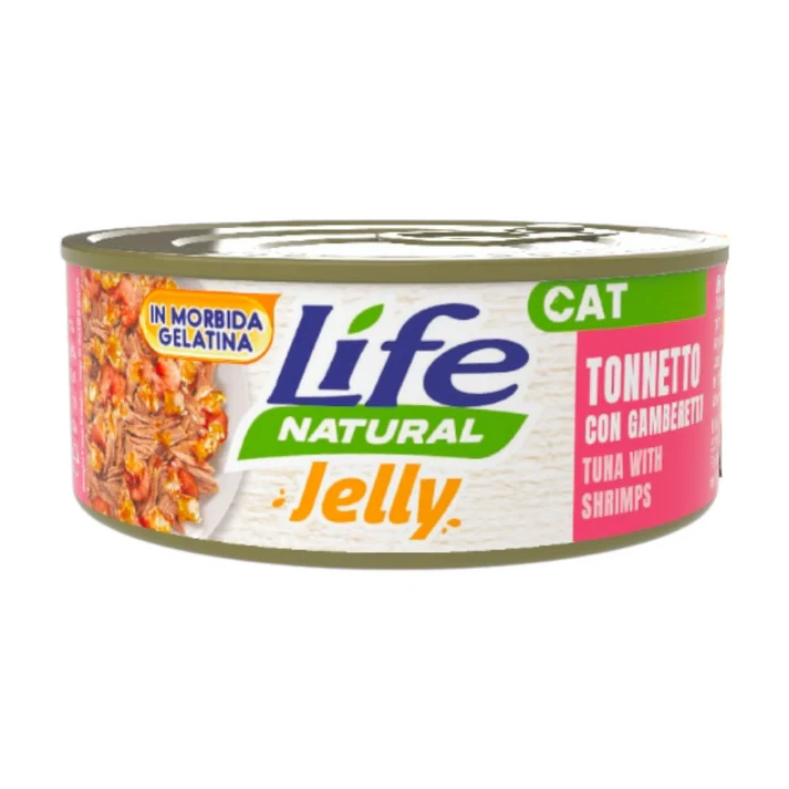life gatto, umido gatto gelatina, alimento gatto naturale, cibo umido gatto 70g, Life Natural gatto jelly, alimento complementare gatto, umido gatto appetitoso, cibo gatto digeribile, gelatina per gatti, umido gatto qualità premium