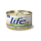 Umido gatto, umido per gatto, umido gatti, umido per gatti, umido naturale per gatti tonno, Life Natural filetti gatto, Life Natural trancetti gatto, cibo umido gatti senza additivi, ricette Life Cat Natural 85g