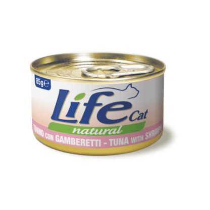 Umido gatto, umido per gatto, umido gatti, umido per gatti, umido naturale per gatti tonno, Life Natural filetti gatto, Life Natural trancetti gatto, cibo umido gatti senza additivi, ricette Life Cat Natural 85g