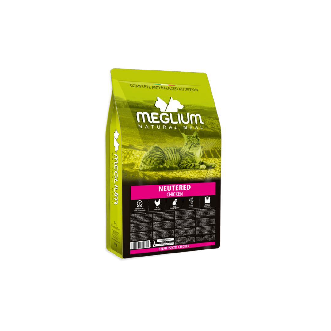 Meglium Neutred Crocchette Complete ed Equilibrate per Gatti Sterilizzati