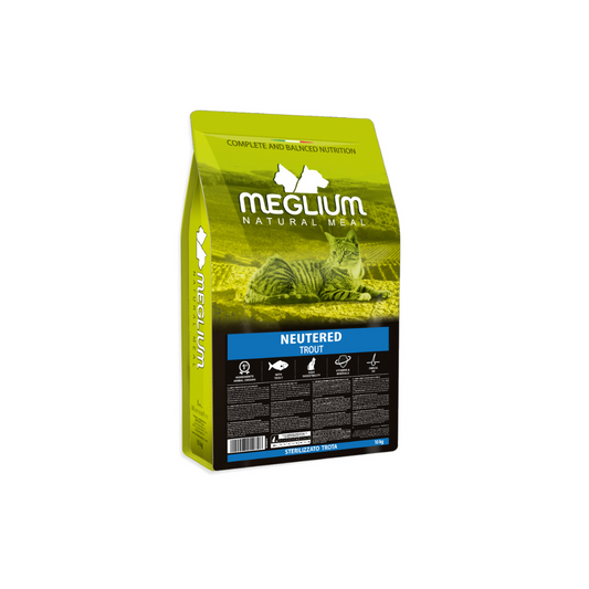 crocchette gatti sterilizzati 10 kg, Meglium sterilizzato, cibo secco gatti sterilizzati, crocchette pollo manzo gatto, crocchette economiche gatto