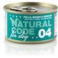 Natural Code umido completo cane 90g, Umido cane Natural Code, Umido ad alta proteina cane adulto, Cibo umido grain free cane, Alimento completo cane senza glutine, Natural Code ricetta monoproteica